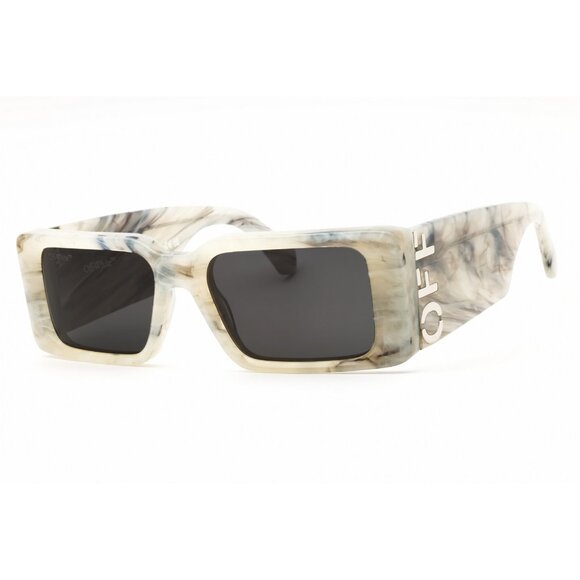 OFF WHITE OWMILNO-807-54 Sunglasses Size 54mm 145mm 18mm marble Unisex NEW
